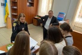 Екскурсія  в Тернопільське районне управління поліції ГУНП в Тернопільскій області